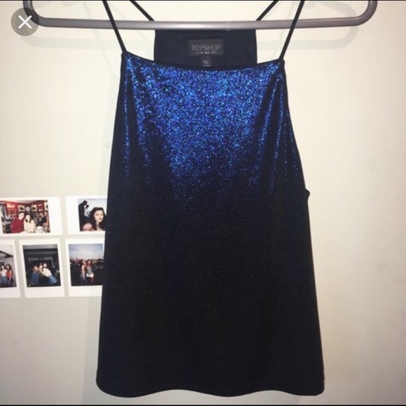 TOPSHOP sparkle shirt worn once! - Picture 1 of 1